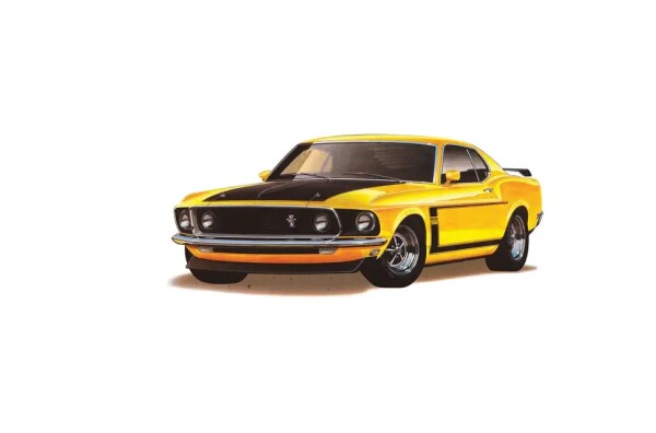 Збірна модель 1/25 Автомобіль Mustang Boss 302 1969 року Revell 14313 детальное изображение Автомобили 1/25 Автомобили