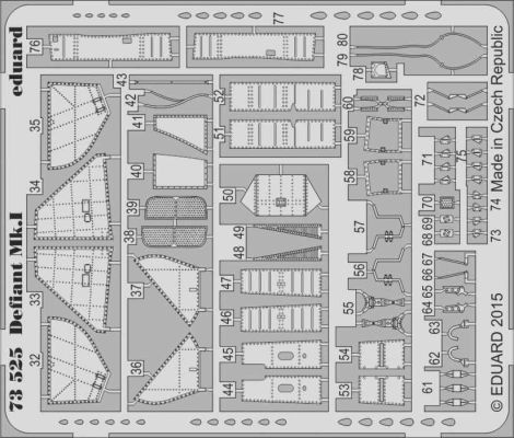 Defiant Mk.I S.A. детальное изображение Фототравление Афтермаркет