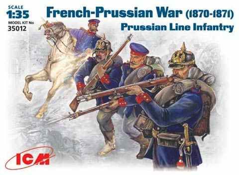 Прусская линейная пехота, (1870-1871) детальное изображение Фигуры 1/35 Фигуры