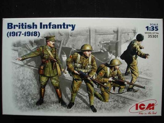 British infantry (1917-1918) детальное изображение Фигуры 1/35 Фигуры