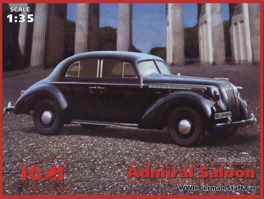 Admiral Седан, Германский легковой автомобиль II МВ детальное изображение Автомобили 1/35 Автомобили