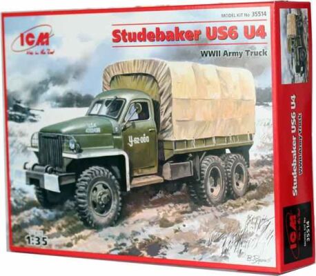 Studebaker US6 U4, армійський вантажний автомобіль детальное изображение Автомобили 1/35 Автомобили