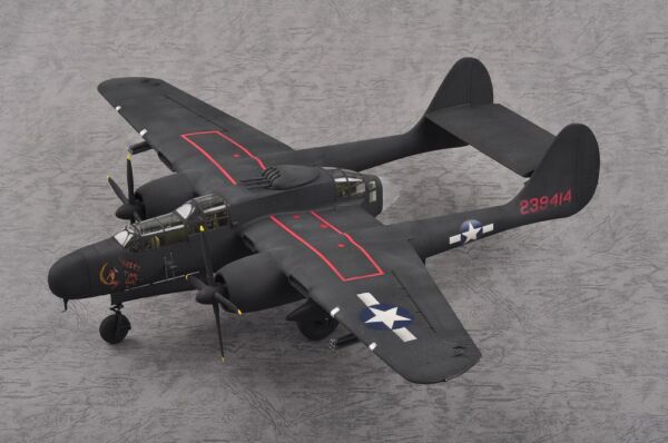 Збірна модель американського винищувача US P-61B Black Widow детальное изображение Самолеты 1/48 Самолеты