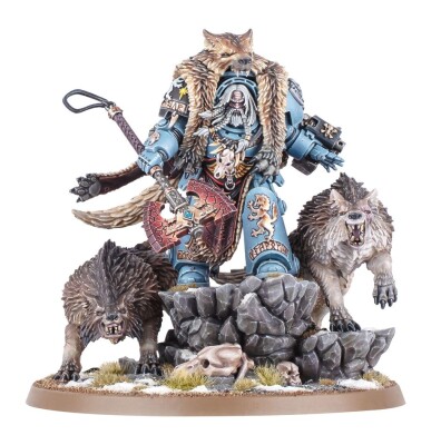 Игровой набор Warhammer 40000 - SPACE WOLVES - LOGAN GRIMNAR детальное изображение Космические Волки Космические Десантники