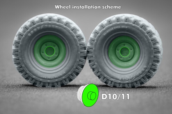 Набор колес для L. Rover 88 7.5 от AK-Interactive ScaleX WM 35021 детальное изображение Колёса Афтермаркет