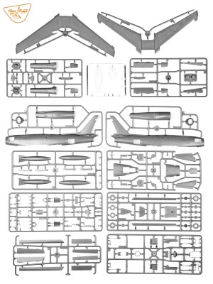 Збірна модель 1/48 Літак F-86A Clear Prop 4824 детальное изображение Самолеты 1/48 Самолеты