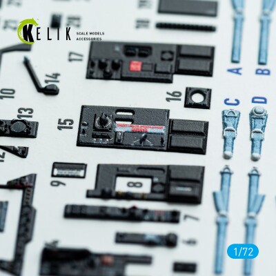 Fairey Gannet AS1/AS4 3D декаль інтер'єр для комплекту Revell 1/72 KELIK K72212 детальное изображение 3D Декали Афтермаркет