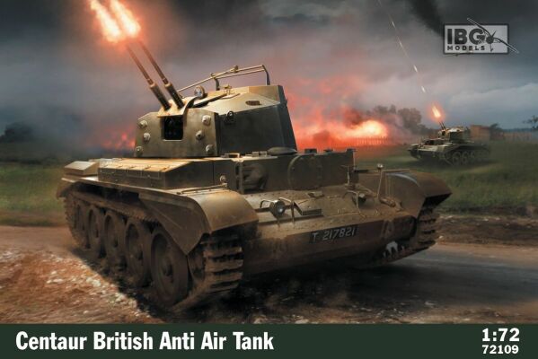 Збірна модель британського протиповітряного танка &quot;Кентавр&quot; детальное изображение Бронетехника 1/72 Бронетехника