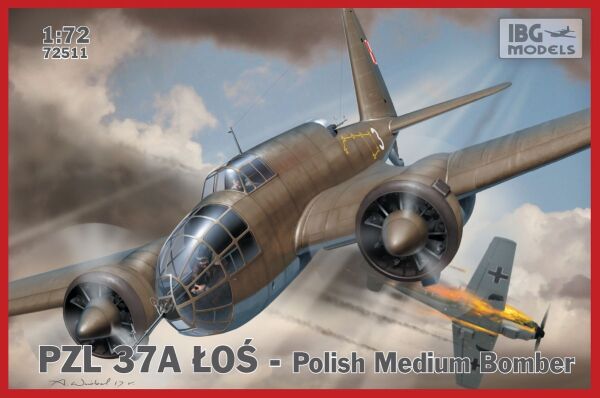 PZL. 37A Łoś – Polish Medium Bomber детальное изображение Самолеты 1/72 Самолеты