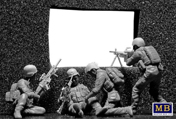 «Под огнем. Современная пехота США» детальное изображение Фигуры 1/35 Фигуры