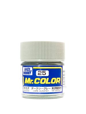 Dark Seagrey semigloss, Mr. Color solvent-based paint 10 ml / Тёмно-морской серый полуглянцевый детальное изображение Нитрокраски Краски