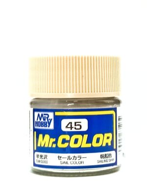 Sail Color semigloss, Mr. Color solvent-based paint 10 ml / Вітрильний напівглянсовий детальное изображение Нитрокраски Краски
