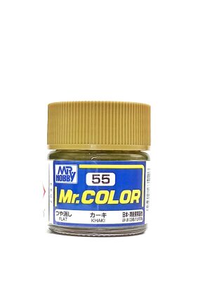 Khaki flat, Mr. Color solvent-based paint 10 ml / Хакі матовий детальное изображение Нитрокраски Краски