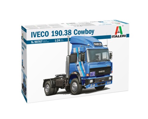 Сборная модель 1/24 Грузовой автомобиль / тягач Iveco 190.38 Cowboy Italeri 90767 детальное изображение Грузовики / прицепы Гражданская техника