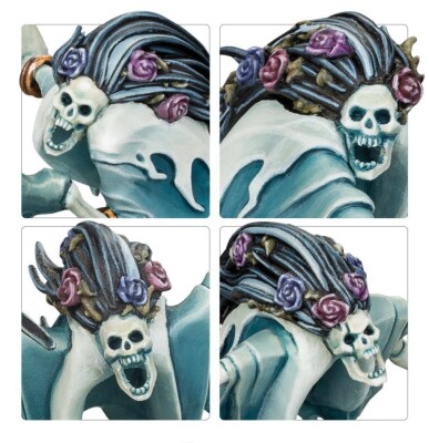 Игровой набор Warhammer AGE OF SIGMAR - SPEARHEAD: NIGHTHAUNT - CURSED SHACKLEHORDE детальное изображение Ночные Призраки Смерть