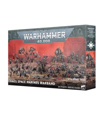 Ігровий набір Warhammer 40000 - BATTLEFORCE - CHAOS SPACE MARINES WARBAND детальное изображение Космический Десант Хаоса Армии Хаоса