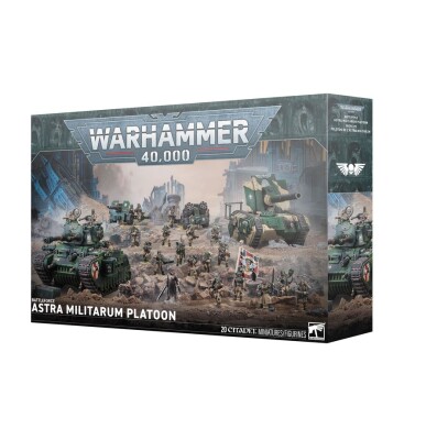 Ігровий набір Warhammer 40000 - ASTRA MILITARUM: BATTLEFORCE - ASTRA MILITARUM PLATOON детальное изображение Имперская Гвардия Армии Империума