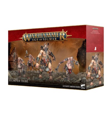 Игровой набор Warhammer AGE OF SIGMAR - SONS OF BEHEMAT -  STOMPER TRIBE детальное изображение Сыны Бехемата Разрушение