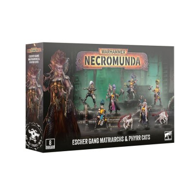 Игровой набор Warhammer - NECROMUNDA: ESCHER GANG MATRIARCHS &amp; PHYRR CATS детальное изображение Necromunda WARHAMMER 40,000