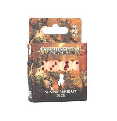 Игровые кубы AGE OF SIGMAR - SONS OF BEHEMAT DICE детальное изображение Кубы WARHAMMER Age of Sigmar