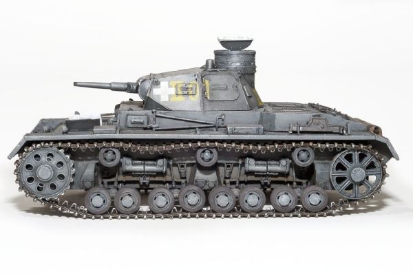 Medium tank Pz III Ausf B детальное изображение Бронетехника 1/35 Бронетехника