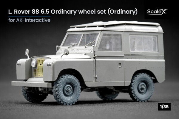 Набор колес для L. Rover 88 6.5 от AK-Interactive ScaleX WM 35020 детальное изображение Колёса Афтермаркет