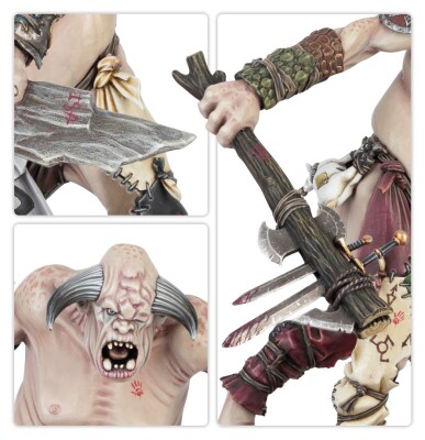 Игровой набор Warhammer AGE OF SIGMAR - SONS OF BEHEMAT -  STOMPER TRIBE детальное изображение Сыны Бехемата Разрушение