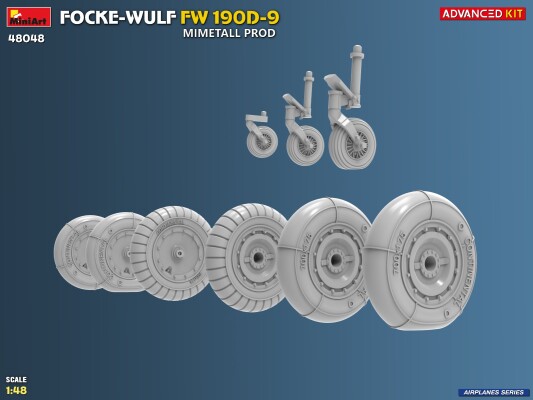 Збірна модель 1/48 Літак Focke Wulf Fw-190 D-9 - Mimetall Produciotn Miniart 48048 детальное изображение Самолеты 1/48 Самолеты
