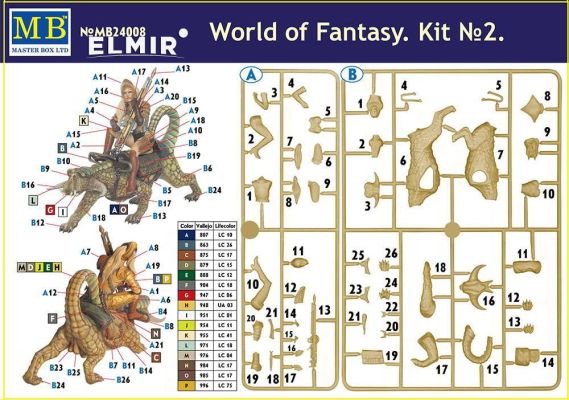 World of Fantasy. Kit No. 2 детальное изображение Фигуры 1/24 Фигуры
