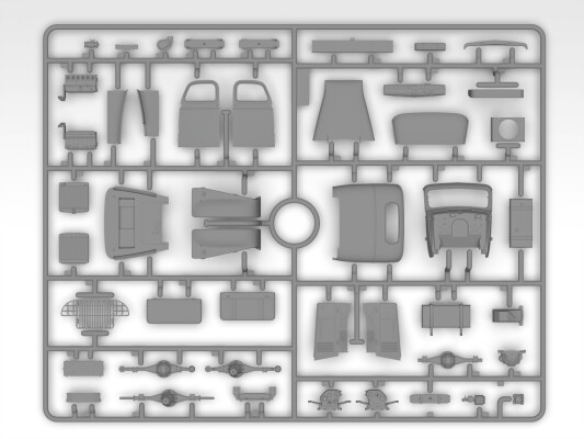 Збірна модель 1/35 Вантажівка-кухня США 2 СВ ICM 35587 детальное изображение Автомобили 1/35 Автомобили