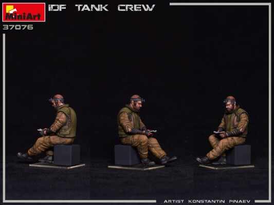 Scale model 1/35 Figures IDF Tank Crew Miniart 37076 детальное изображение Фигуры 1/35 Фигуры