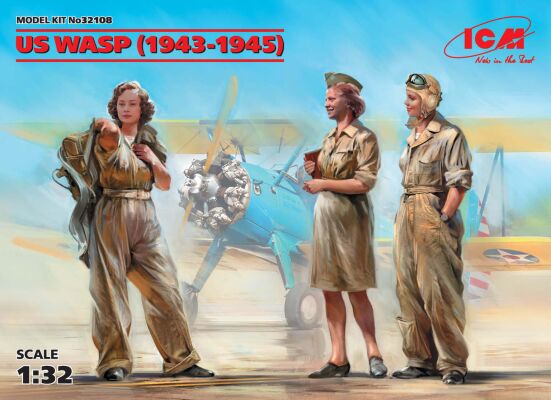 US WASP (1943-1945) (3 figures) детальное изображение Фигуры 1/32 Фигуры