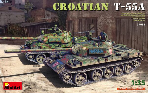 Хорватський Т-55А детальное изображение Бронетехника 1/35 Бронетехника