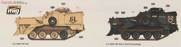 U.S Armored Combat Earthmover M9 ACE детальное изображение Бронетехника 1/35 Бронетехника
