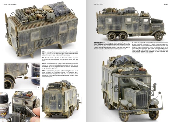 Book ICM How To Paint and Weather WW2 Trucks Warhorses AK-interactive AK130011 детальное изображение Обучающая литература Книги