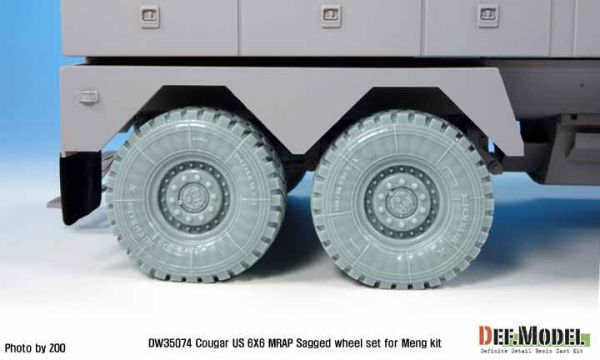 U.S Cougar 6x6 MRAP Sagged Wheel set  детальное изображение Смоляные колёса Афтермаркет