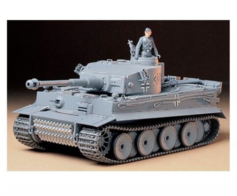 Сборная модель 1/35 Танк Тигр 1 раннего производства Тамия 35216 детальное изображение Бронетехника 1/35 Бронетехника