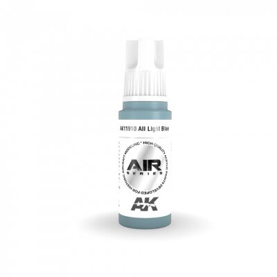 Акрилова фарба AII Light Blue / Світло-блакитний  AIR АК-interactive AK11910 детальное изображение AIR Series AK 3rd Generation