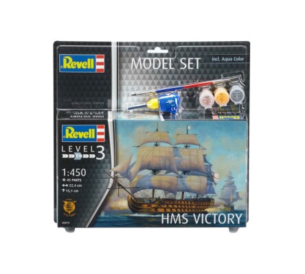 Стартовий набір 1/450 Парусний корабель HMS Victory Revell 65819 детальное изображение Парусники Флот