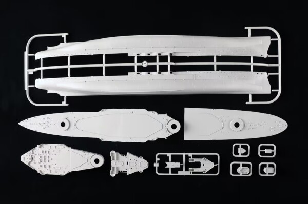 Збірна модель 1/350 Британський лінкор HMS Resolution Trumpeter 05379 детальное изображение Флот 1/350 Флот