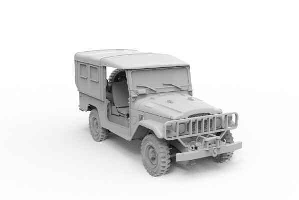 Сборная модель 1/35 Внедорожник FJ43 с мягким верхом IDF и LAF AK-interactive 35004 детальное изображение Автомобили 1/35 Автомобили