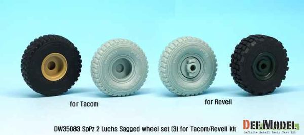 German Luchs 8X8 Pirxlli Sagged Wheel set-3  детальное изображение Смоляные колёса Афтермаркет