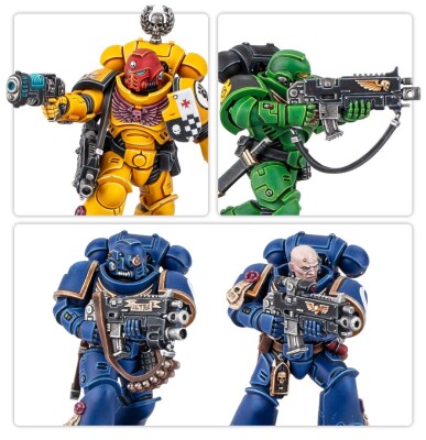 Игровой набор Warhammer 40000 - SPACE MARINES: INTERCESSOR SQUAD детальное изображение Ультрамарины Космические Десантники