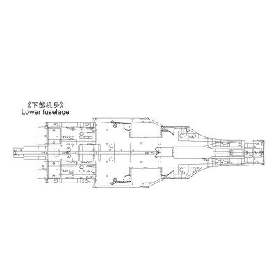 Збірна модель 1/48 Літак Су-34 &quot;Fullback&quot; Zimi 80141 детальное изображение Самолеты 1/48 Самолеты