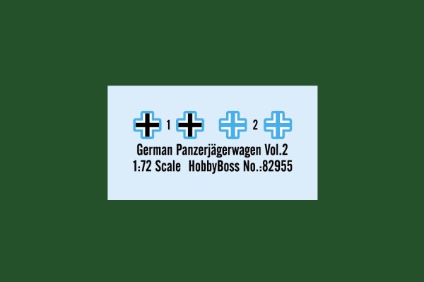 Збірна модель 1/72 Німецький Panzerjägerwagen Vol.2 HobbyBoss 82955 детальное изображение Железная дорога 1/72 Железная дорога