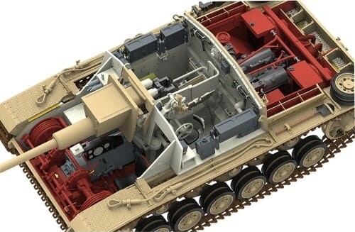 Збірна модель 1/35 САУ Stug.III Ausf.G Ранній випуск з повним інтер'єром Rye Field Model RM-5073 детальное изображение Бронетехника 1/35 Бронетехника