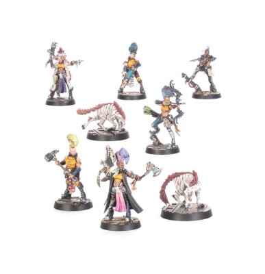 Игровой набор Warhammer - NECROMUNDA: ESCHER GANG MATRIARCHS &amp; PHYRR CATS детальное изображение Necromunda WARHAMMER 40,000