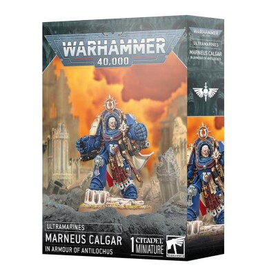 Ігровий набір Warhammer 40000 - ULTRAMARINES - MARNEUS CALGAR IN ARMOUR OF ANTILOCHUS детальное изображение Ультрамарины Космические Десантники