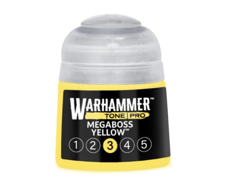 Акрилова фарба Warhammer Tone Pro: Megaboss Yellow 3 детальное изображение Акриловые на водной основе  Краски