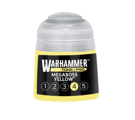 Акриловая краска Warhammer Tone Pro: Megaboss Yellow 4 детальное изображение Акриловые на водной основе  Краски